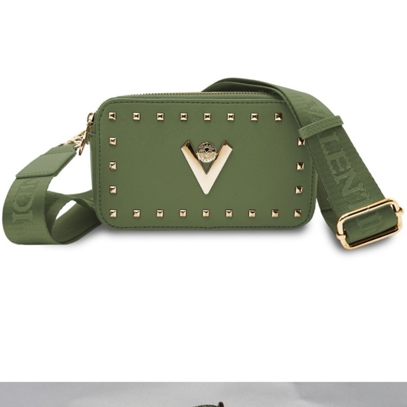 Valentino Orlandi Handbags - Valentino Orlandi Forest Green Camera bag